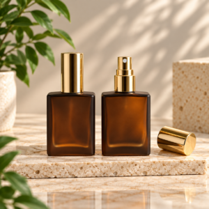 15ml Frosted Amber Glass Perfume