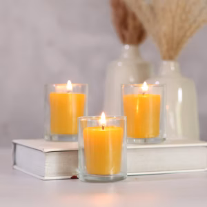 Natural Beeswax Essential Oil Votive Candle