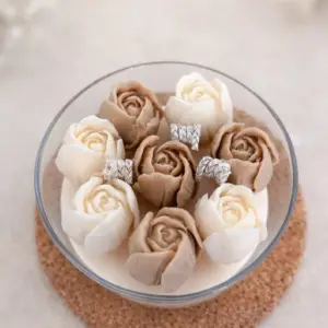 Tulip Glow Decorative Candle